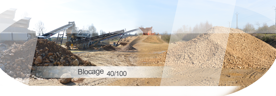 Blocage 420/100 - Carrière 49 Maine et Loire