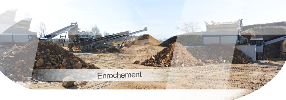 Enrochement - Carrière 49 Maine et Loire