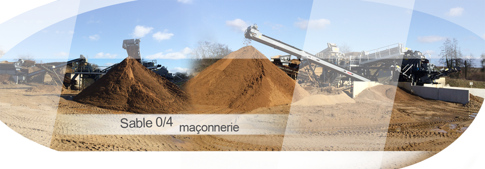 Carrière 49 Maine et Loire - Sable maçonnerie